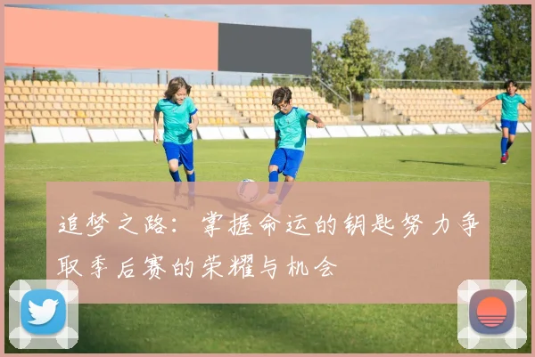 追梦之路：掌握命运的钥匙努力争取季后赛的荣耀与机会